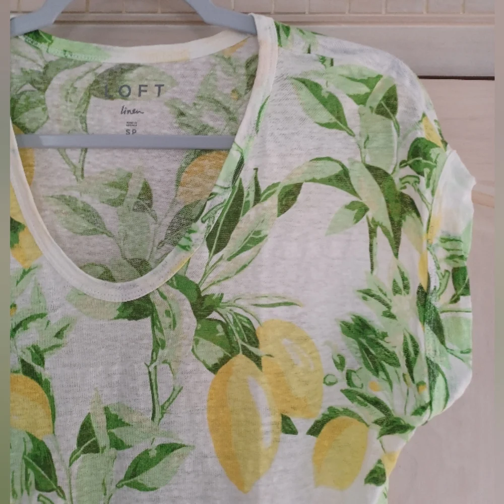 Linen lemon 🍋 tee - Picture 3 of 5